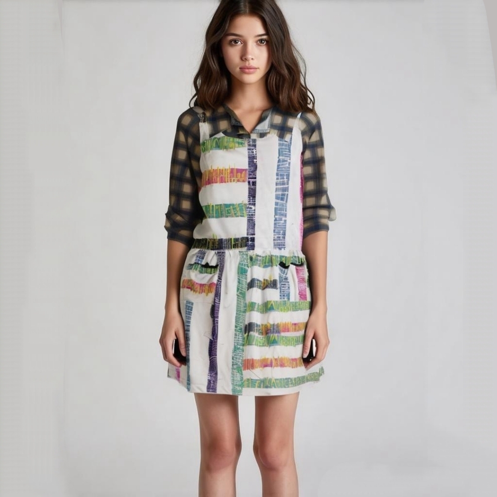 Stranger Things Eleven Geometric Romper Teen Costume 